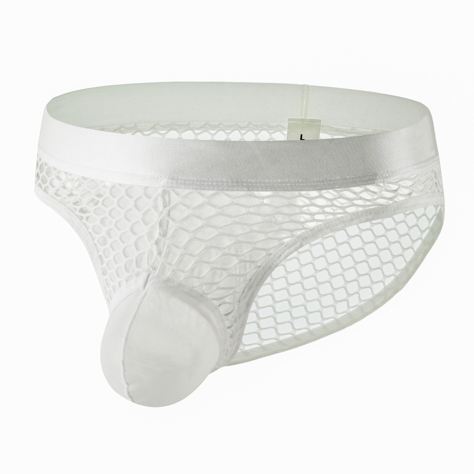 Mesh/Net Thong Series — White - Image 2