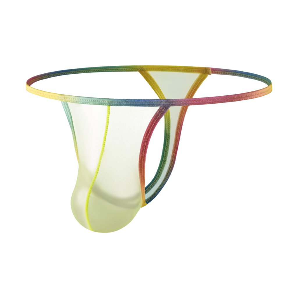 Mesh Thong — Rainbow / Pride Collection: No. 4 — Green