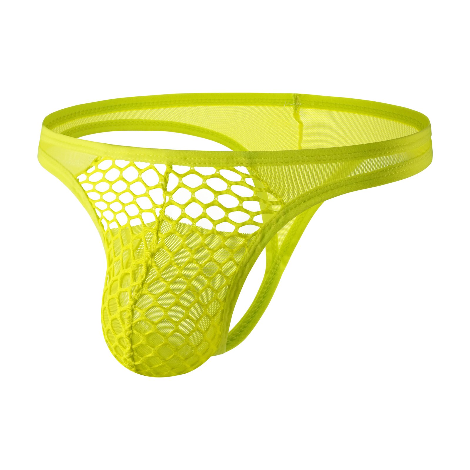 Mesh/Net Thong Series — Yellowish Light Green(Chartreuse / Lime)