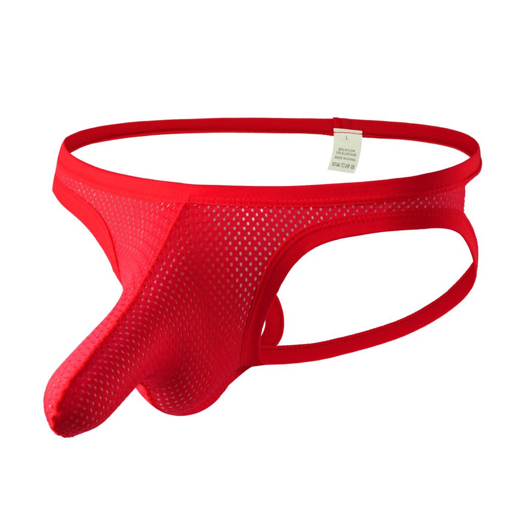 Double Thong Jockstrap Series (Bright Red)